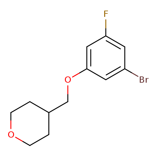 4-[(3-Bromo-5-fluorophenoxy)methyl]oxane