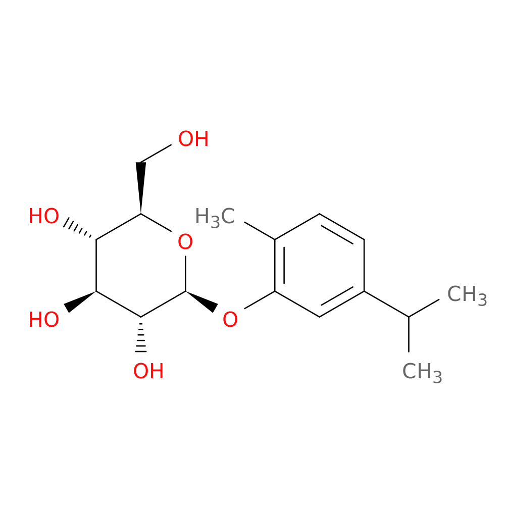 (2R,3S,4S,5R,6S)-2-(Hydroxymethyl)-6-(5-isopropyl-2-methylphenoxy)tetrahydro-2H-pyran-3,4,5-triol