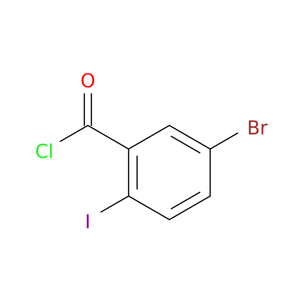 5-Bromo-2-iodobenzoyl chloride