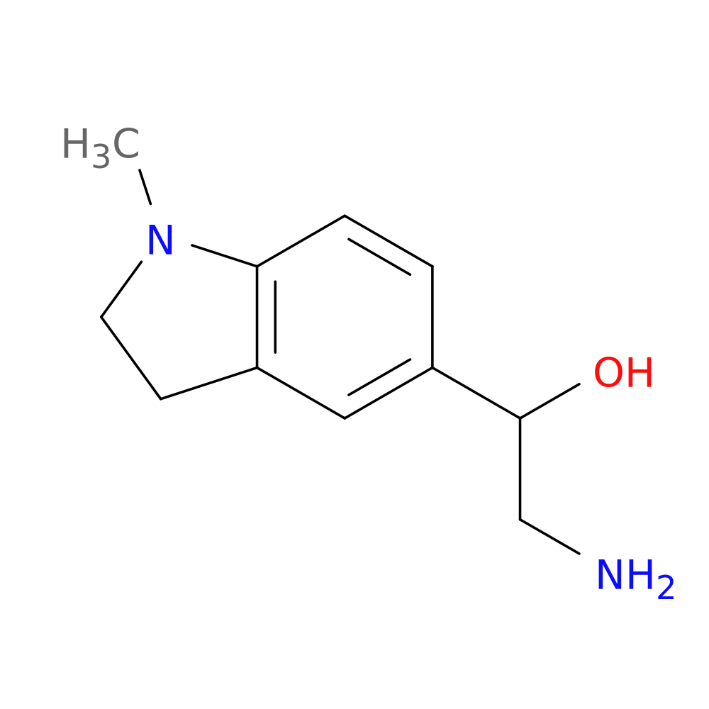 2-amino-1-(1-methyl-2,3-dihydro-1H-indol-5-yl)ethan-1-ol