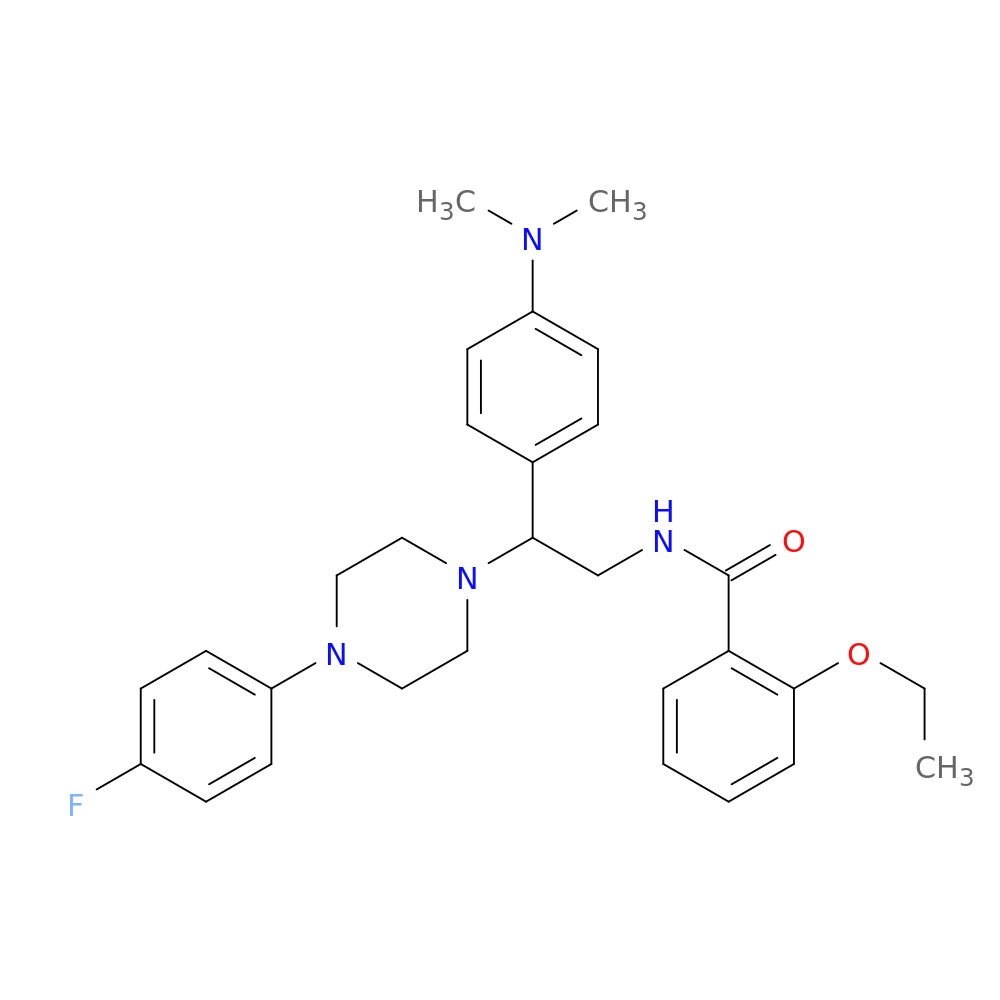 N-{2-[4-(dimethylamino)phenyl]-2-[4-(4-fluorophenyl)piperazin-1-yl]ethyl}-2-ethoxybenzamide