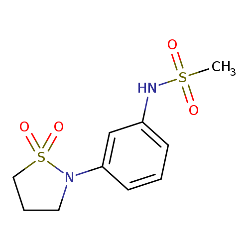 N-[3-(1,1-dioxo-1lambda6,2-thiazolidin-2-yl)phenyl]methanesulfonamide
