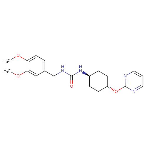 3-[(3,4-dimethoxyphenyl)methyl]-1-[(1r,4r)-4-(pyrimidin-2-yloxy)cyclohexyl]urea