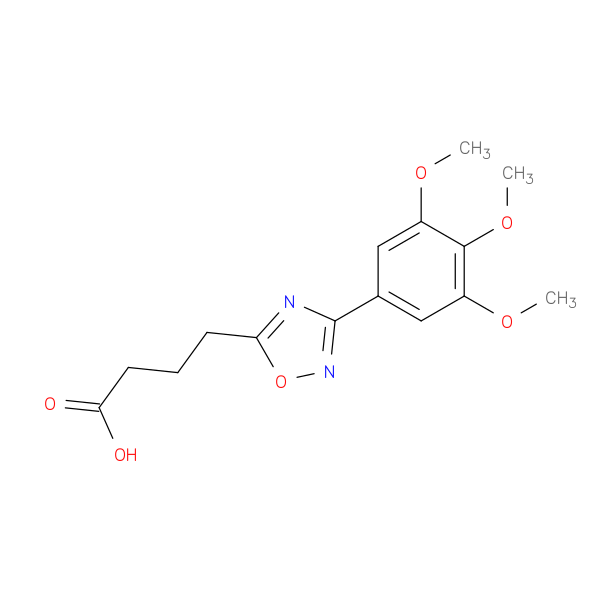 4-(3-(3,4,5-trimethoxyphenyl)-1,2,4-oxadiazol-5-yl)butanoic acid