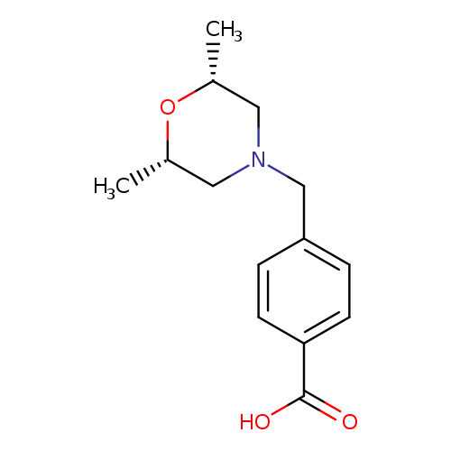 4-{[(2R,6S)-2,6-dimethylmorpholin-4-yl]methyl}benzoic acid
