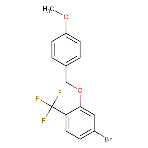 4-bromo-2-[(4-methoxyphenyl)methoxy]-1-(trifluoromethyl)benzene
