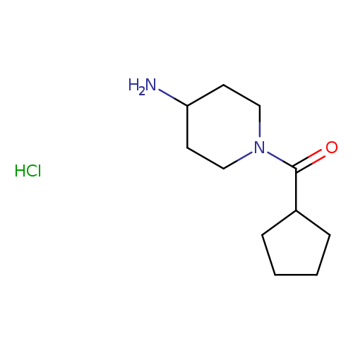 (4-Aminopiperidin-1-yl)(cyclopentyl)methanone hydrochloride