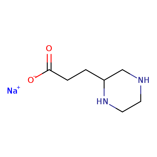 sodium 3-(piperazin-2-yl)propanoate