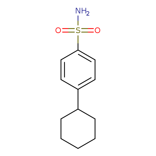 4-cyclohexylbenzene-1-sulfonamide