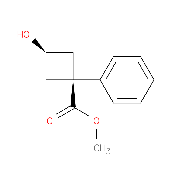 cis-Methyl 3-hydroxy-1-phenylcyclobutanecarboxylate