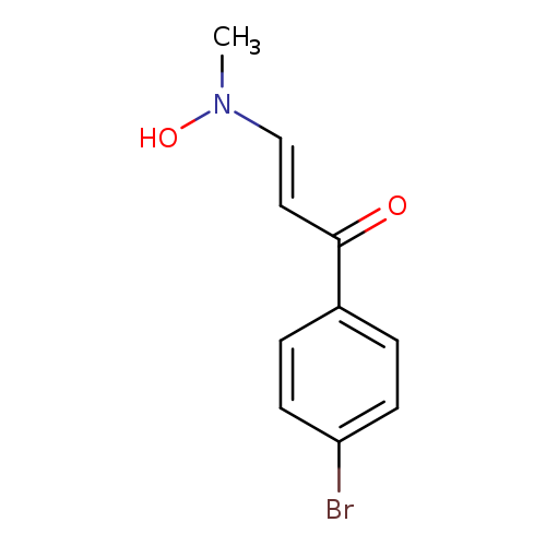 (2E)-1-(4-bromophenyl)-3-(N-hydroxy-N-methylamino)prop-2-en-1-one