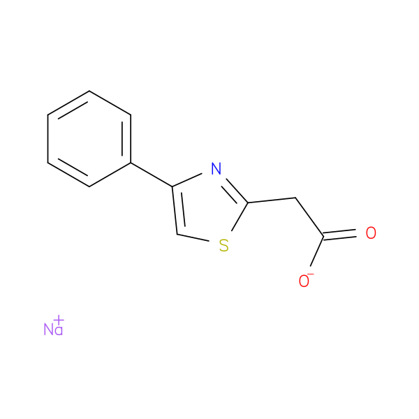 sodium 2-(4-phenyl-1,3-thiazol-2-yl)acetate