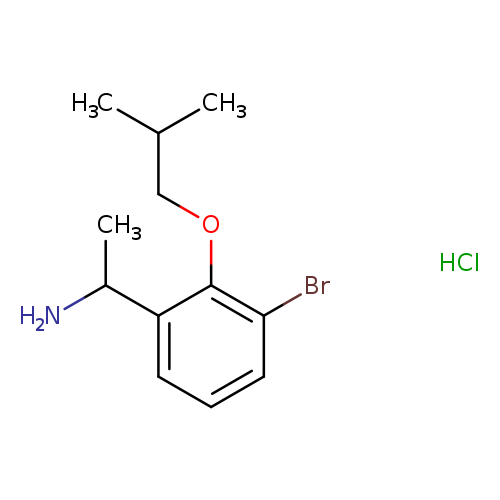 1-(3-Bromo-2-isobutoxy-phenyl)-ethylamine hydrochloride