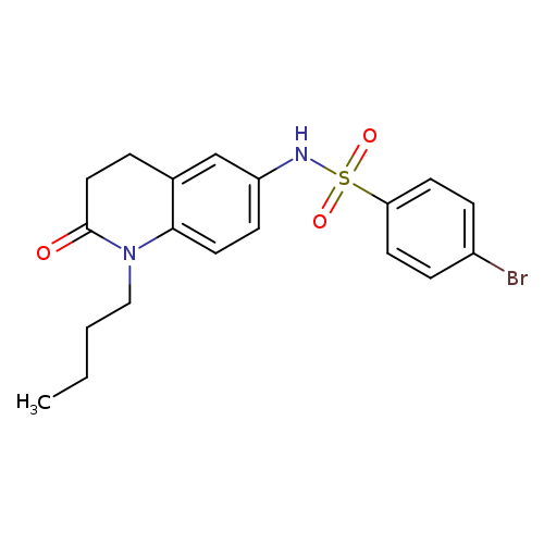 4-bromo-N-(1-butyl-2-oxo-1,2,3,4-tetrahydroquinolin-6-yl)benzene-1-sulfonamide