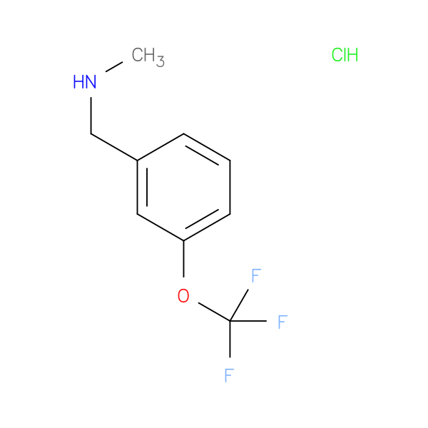 methyl({[3-(trifluoromethoxy)phenyl]methyl})amine hydrochloride