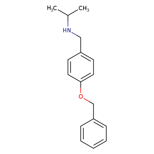 {[4-(benzyloxy)phenyl]methyl}(propan-2-yl)amine