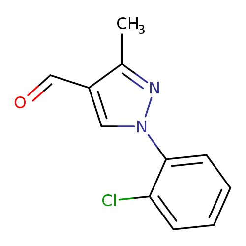 1-(2-chlorophenyl)-3-methyl-1H-pyrazole-4-carbaldehyde