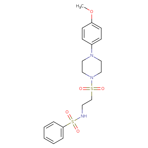 N-(2-{[4-(4-methoxyphenyl)piperazin-1-yl]sulfonyl}ethyl)benzenesulfonamide