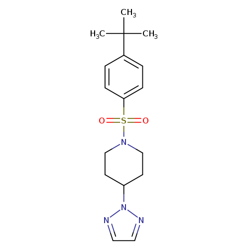 1-(4-tert-butylbenzenesulfonyl)-4-(2H-1,2,3-triazol-2-yl)piperidine