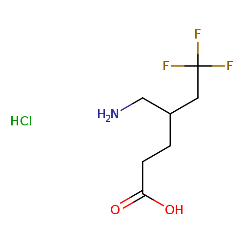 4-(aminomethyl)-6,6,6-trifluorohexanoicacidhydrochloride