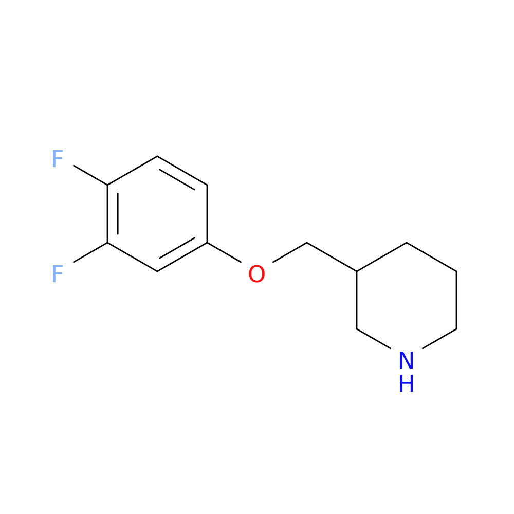 3-[(3,4-DIFLUOROPHENOXY)METHYL]PIPERIDINE