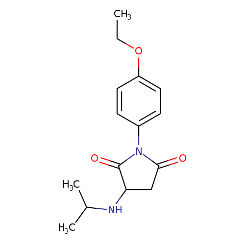 1-(4-Ethoxyphenyl)-3-(isopropylamino)pyrrolidine-2,5-dione