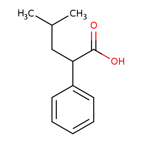 Benzeneacetic acid, a-(2-methylpropyl)-