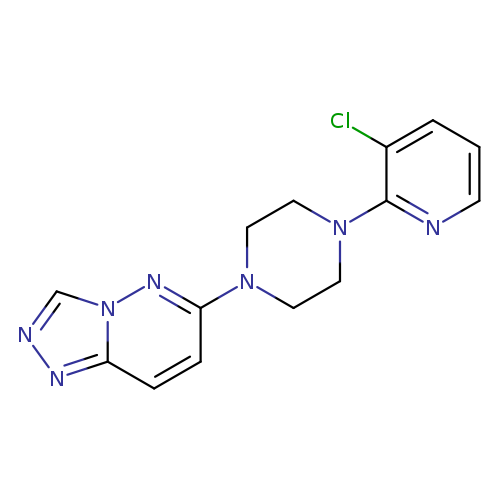 1-(3-chloropyridin-2-yl)-4-{[1,2,4]triazolo[4,3-b]pyridazin-6-yl}piperazine