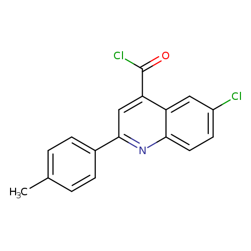 6-Chloro-2-(4-methylphenyl)quinoline-4-carbonyl chloride