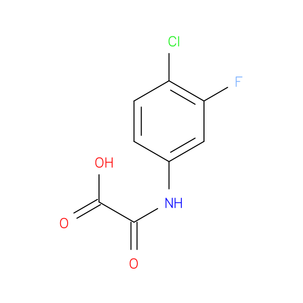 [(4-chloro-3-fluorophenyl)carbamoyl]formic acid