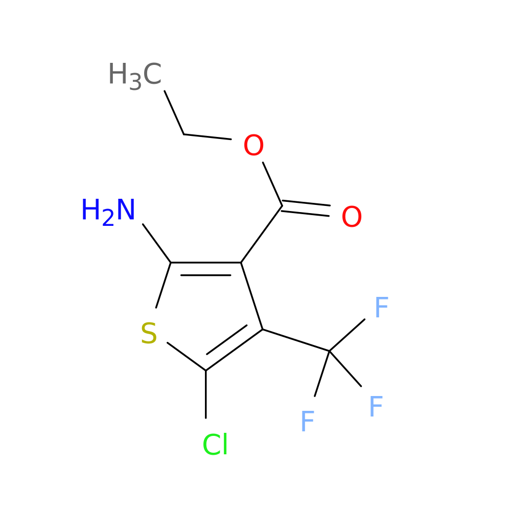 ethyl 2-amino-5-chloro-4-(trifluoromethyl)thiophene-3-carboxylate
