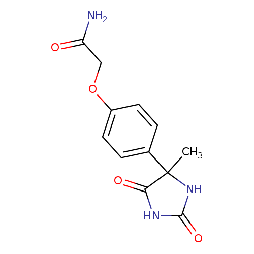 2-[4-(4-methyl-2,5-dioxoimidazolidin-4-yl)phenoxy]acetamide