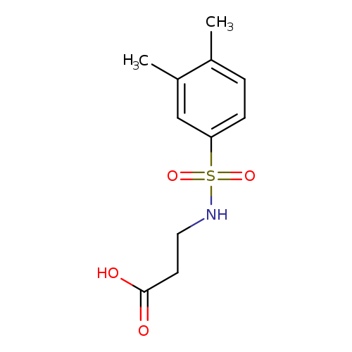 3-(3,4-dimethylbenzenesulfonamido)propanoic acid