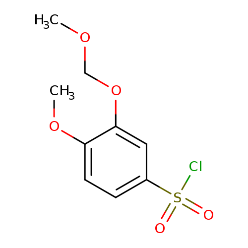 4-methoxy-3-(methoxymethoxy)benzene-1-sulfonylchloride