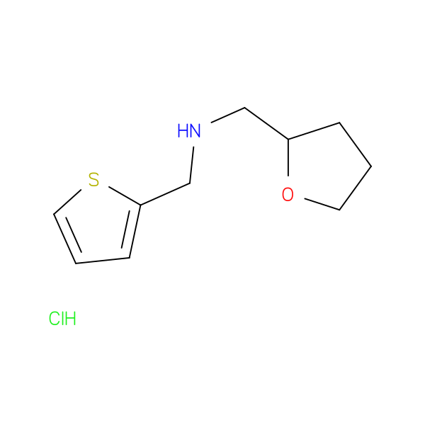 [(oxolan-2-yl)methyl][(thiophen-2-yl)methyl]amine hydrochloride