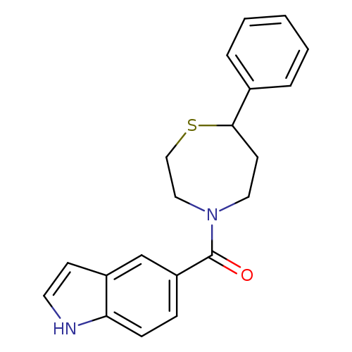 5-(7-phenyl-1,4-thiazepane-4-carbonyl)-1H-indole