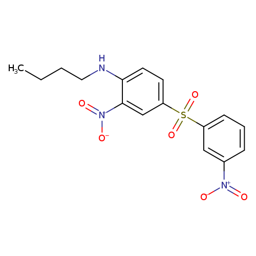 N-butyl-2-nitro-4-[(3-nitrophenyl)sulfonyl]aniline
