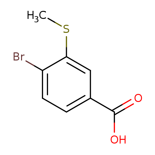 4-Bromo-3-(methylthio)benzoic acid