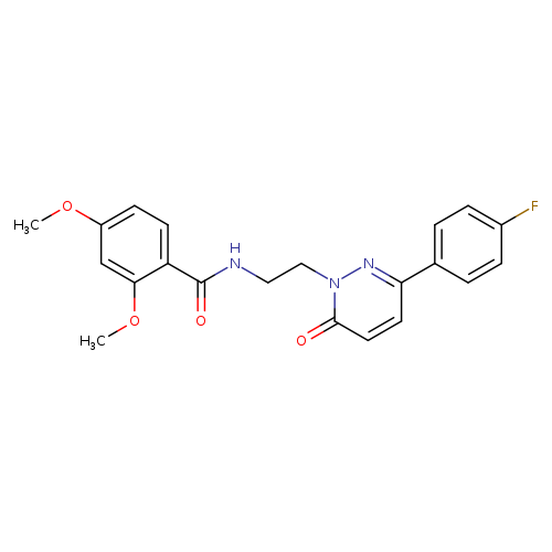 N-{2-[3-(4-fluorophenyl)-6-oxo-1,6-dihydropyridazin-1-yl]ethyl}-2,4-dimethoxybenzamide