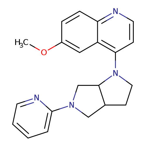 6-methoxy-4-[5-(pyridin-2-yl)-octahydropyrrolo[3,4-b]pyrrol-1-yl]quinoline