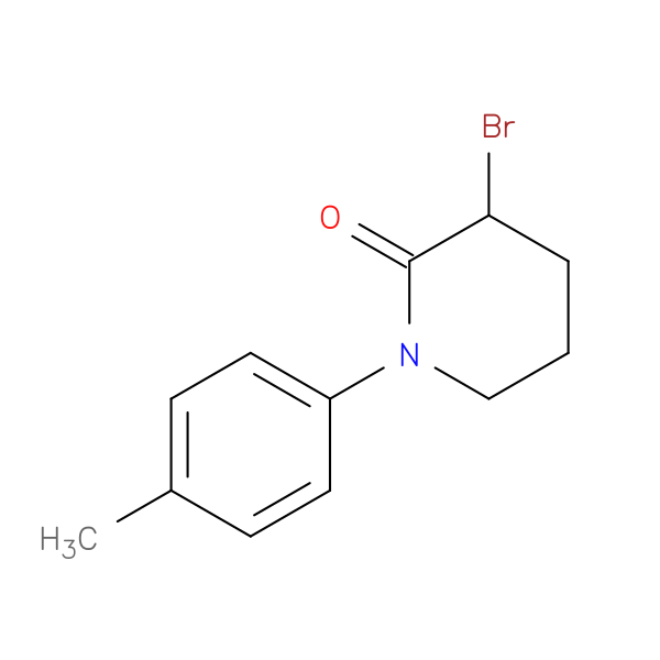 3-bromo-1-(4-methylphenyl)piperidin-2-one