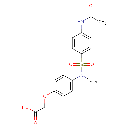 2-[4-(N-methyl4-acetamidobenzenesulfonamido)phenoxy]acetic acid
