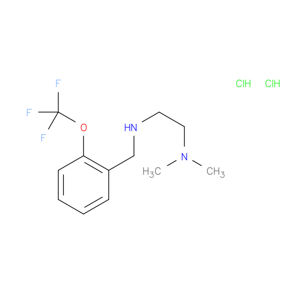 N,N-Dimethyl-N'-[2-(trifluoromethoxy)benzyl]-ethane-1,2-diamine dihydrochloride