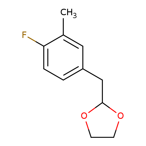 4-Fluoro-3-methyl (1,3-dioxolan-2-ylmethyl)benzene