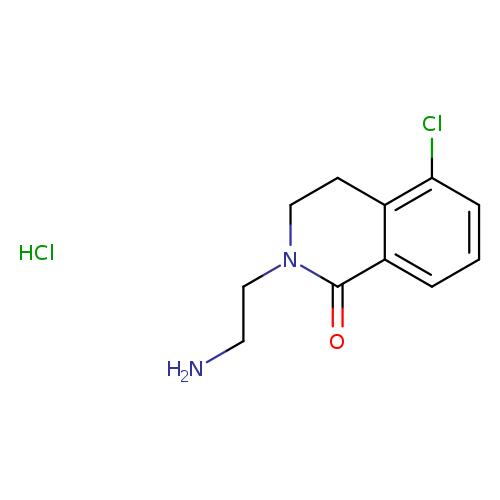2-(2-aminoethyl)-5-chloro-1,2,3,4-tetrahydroisoquinolin-1-one hydrochloride