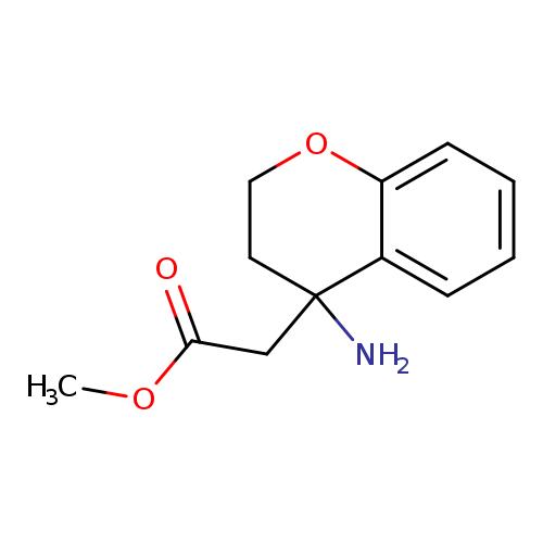 methyl 2-(4-amino-3,4-dihydro-2H-1-benzopyran-4-yl)acetate