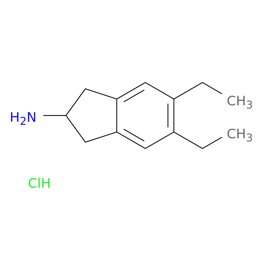 5,6-Diethyl-2,3-dihydro-1H-inden-2-amine hydrochloride