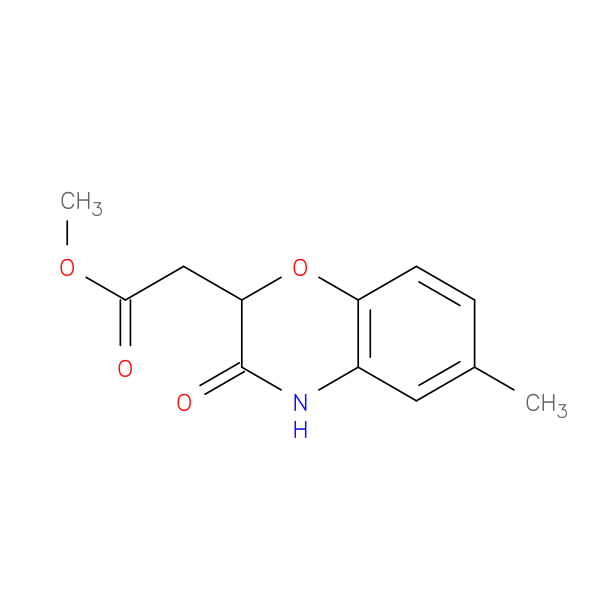 2H-1,4-Benzoxazine-2-aceticacid, 3,4-dihydro-6-methyl-3-oxo-, methyl ester
