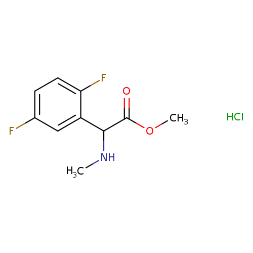 methyl 2-(2,5-difluorophenyl)-2-(methylamino)acetate hydrochloride