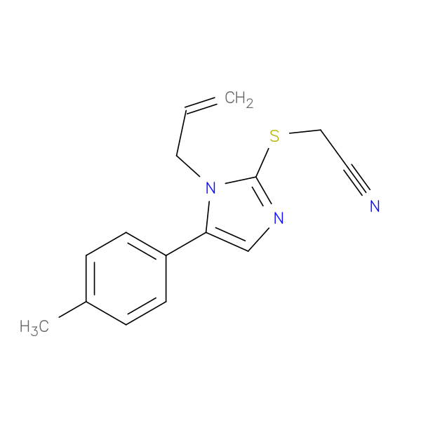 2-{[5-(4-methylphenyl)-1-(prop-2-en-1-yl)-1H-imidazol-2-yl]sulfanyl}acetonitrile